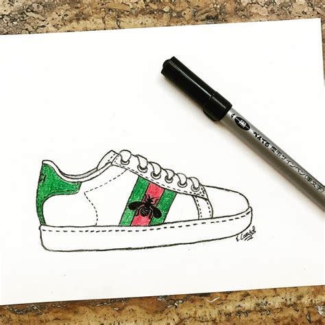 gucci shoes drawings